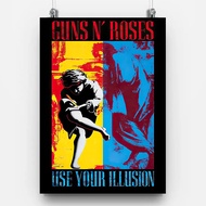 Guns N Roses A3 Poster & A3 Frame Wall Decoration