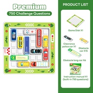 Bevavar Mainan Magnet Edukasi Puzzle Mobil IQ Car Keluarga Games