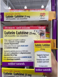 加拿大 Webber Naturals Lutein 加強版葉黃素 25mg 175顆