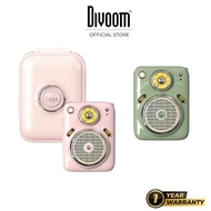 Divoom Beetles-FM II Mini Bluetooth Speaker – Portable Speaker with FM Radio, 12hrs Playtime
