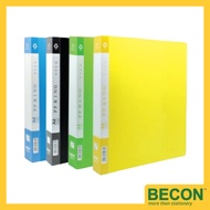 UEW PP 2 Ring File A4 Black | Blue | Green | Yellow