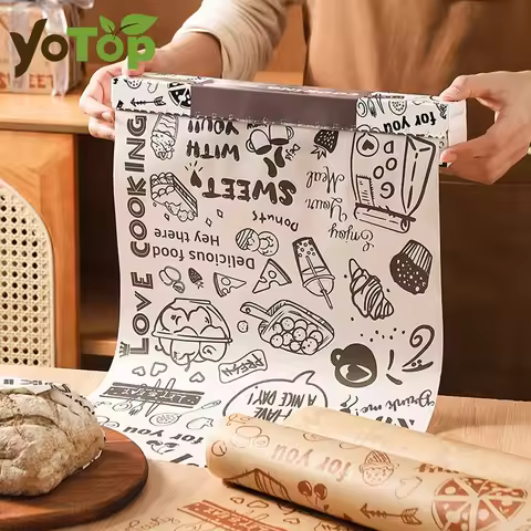 8M Oil-absorbing Paper Newspaper Paper Air Fryer Baking Paper Oven Resistant Bake Oilcloth Pad Cooki