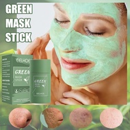 Green Tea Mud Face Mask Stick Deep Cleaning Oil Control Moisturizing Shrink Pores Blackhead Acne Facial Skin Care