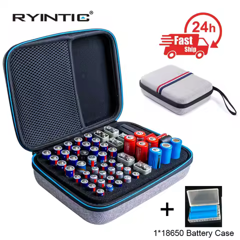 Portable EVA Shockproof Protective 18650/AA/AAA/9V Battery Holder Storage Box Case/Organizer/Contain