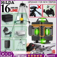 Laser Level 16 Line 4D With Remote Hilda Cross Meter Line Fullset