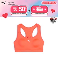 PUMA Women's 4KEEPS RUN BRA - MID Glowing Red