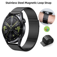 20mm 22mm Stainless Steel Band Magnetic Watchband Quick Release Strap For Garmin Forerunner 265 255 