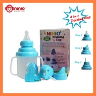 (Jeeruu) Ninio Training Cup 3in1 / Baby Drinking Bottle / Baby Pacifier / Baby Bottle / Baby Drinking Bottle