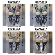 Yamaha Y16 Y16zr Cover Set Doxou Matt Balck /Matt Blue / Grey / Silver (Rapido Cover Set Y16)