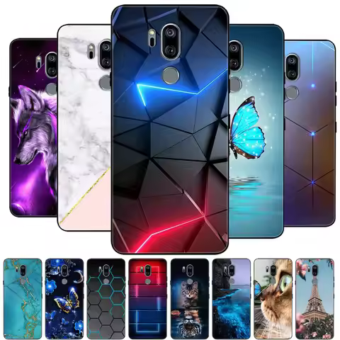 For LG G7 ThinQ Case Cover Wolf Soft Silicone Phone Case For LG G7 ThinQ G710 G7+ G7 Plus LGG7 TPU B