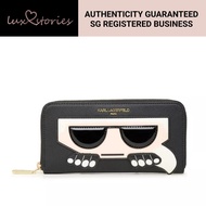PRE-ORDER Karl Lagerfeld CONTINENTAL ZIP KARL WALLET LH9QU5AV [KLP]
