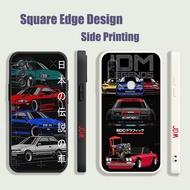 Casing For Vivo Y15A Y15S Y11S Y1S Y11 Y81 Y81S Y81i JDM Racing Car EDM07 Phone Case Square Edge