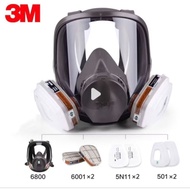 Respirator full face 3M 6800 fullset 7in1 cartridge 6001 6003 organic vapor gas