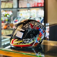 หมวกกันน็อค/SPACECROWN  รุ่น FIGHTER-STK แว่นดำ เบอร์ L (รอบศรีษะ 59-60 cm.)