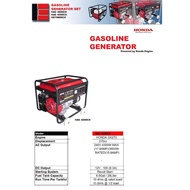 Honda HAC4300CX 3.5KVA Gasoline Generator