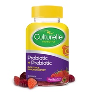 Culturelle Daily Probiotic Gummies for Women & Men, Berry Flavor, 52 Count, Naturally-Sourced Daily 