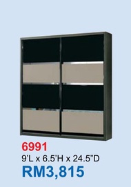 (9X6.5) and 9x7 x 9x8 & 9x9ft SLIDING DOOR WARDROBE( AntyJump Door)