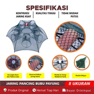✅ BISA COD ✅ 8 LUBANG Top jaring perangkap ikan 8 lubang Bubu payung ikan 8 lubang mumeria kuat Pera
