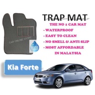 Kia Forte TrapMat Customize Car Floor Mat 100% Waterproof Anti Slip Easy to Clean(Front & Rear) - KI