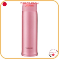 [Direct From Japan]ZOJIRUSHI Water Bottle Stainless Steel Mug Bottle, Direct Drinking, Lightweight, Keep Cool 480ml Pink SM-NA48-PA