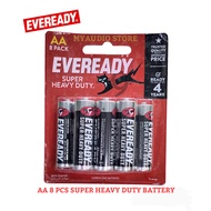 EVEREADY BATTERY (AA 4 PACK, AA 8 PACK, AAA 4 PAC, AAA 8 PAC, D 2PAC)