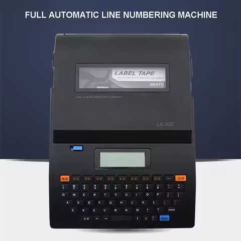 Number Tube Printer Heat Shrink Tube Marking Machine LK320P Computer Casing Marking Machine Line Cod