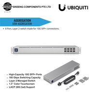 Ubiquiti UniFi USW Aggregation 8 Port 10G SFP+ Layer 2 Managed Aggregation Switch