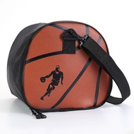 Ready Stock Basketball Bag Basketball Bag Large Capacity Sports Bag Leather Basketball Storage Bag M