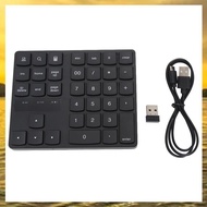 (HARB) 2.4G Wireless Numeric Keypad Rechargeable Number Pad Keyboard with 35 Keys for PC/Laptop//