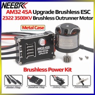 NEEBRC 2322 3500KV Outrunner Brushless Crawler Motor AM32 45A Brushless ESC For MN99s MN168 MN82 MN7