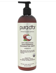 PURA D'OR Organic Fractionated Coconut Oil (MCT) 16oz