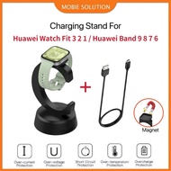 Charger Stand For Huawei Watch Fit 3 2 1 Huawei Band 9 8 7 6 Usb Cable With Stand Charging