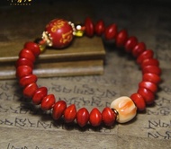 Red Blood Bodhi children bracelet transport Zhu Sha Buddha beads