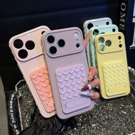 For Samsung A57 A27 A07 A17 A56 A37 A55 A36 A26 A06 A05S Candy Colors Heart-shaped Side Phone Case