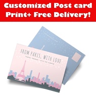 Post card printing customized A6 size