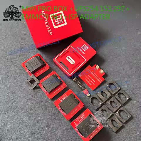 mipi pro box +ufs 254 +ufs 153+ufs 297 +emmc 9 in 1 +ISP Adapter full set