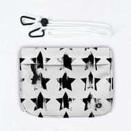 Grinstant混搭可拆組式小包肩背包 - 黑白系列 (星星)