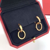 Cartier卡地亞 LOVE系列  18k金 耳環 耳釘