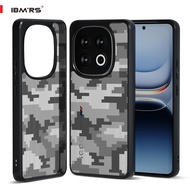 Ibmrs cho Vivo iqoo 13 trường hợp mờ mỏng mờ chống sốc chống vân tay bảo vệ bìa-Đen Camo