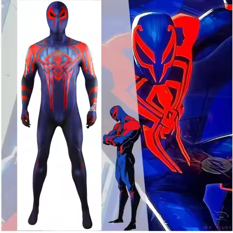 Movie Superhero Spider 2099 Cosplay Costume Miguel OHara Child Bodysuit Jumpsuit Halloween Party Cos