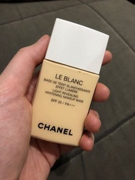 香奈兒淨白防護妝前乳 Chanel Le blanc whitening makeup base