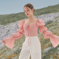 Theblancpale : IRENE TOP ผ้าพริ้วๆ เนื้อดีใส่สบาย จะสาย ทะเล หรือจะคาเฟ่ได้