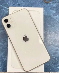APPLE 白色 iPhone 11 128G 近全新 時尚簡約 盒裝配件齊全 刷卡分期零利率
