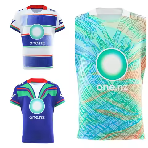 Warriors 2025 Dear Warrior Rugby Jersey 2025 NEW ZEALAND WARRIORS MEN'S TRAINING TEE SHIRT SINGLET S