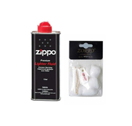 cod - Minyak Zippo Original 125 ml paketan minyak sumbu zippo / kapas zippo / batu zippo