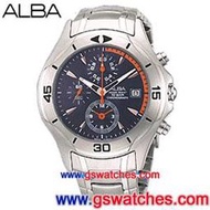 【金響鐘錶】全新ALBA AF8D21X1,公司貨,保固1年,時尚男錶,計時碼錶,日曆顯示,YM92-X060O