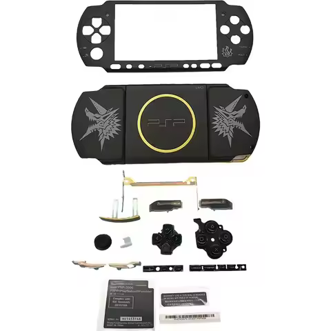 New Full Housing Shell Replacement Set for Sony PSP 3000 Monster Hunter Limited Edition with Buttons