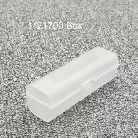 21700 Battery Storage Box 21700 Battery Holder 1*21700 Battery Case Plastic Box 21700 Box Transparen