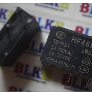 Genuine Relay HF46F 12-HS1T 5A 12V SIP-4.