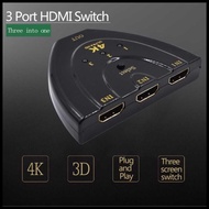 4kx2k 3D 3 Ports Hdmi Switcher Splitter Adapter Cable